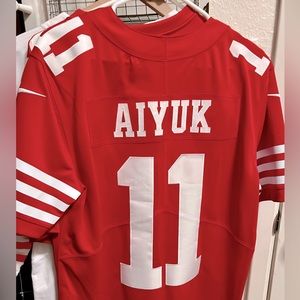 San Francisco 49ers Brandon Aiyuk Nike Vapor Limited Jersey